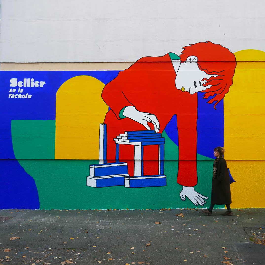 Fresque “Sellier s’affiche”